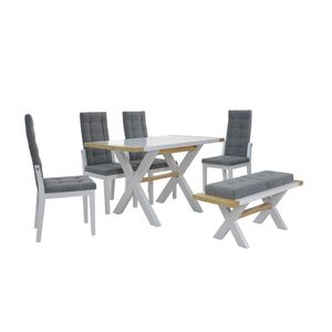 COMEDOR IBG AMATISTA + BANCA GRIS